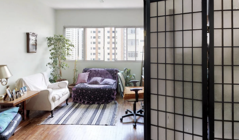 Foto de uma sala de um apartamento